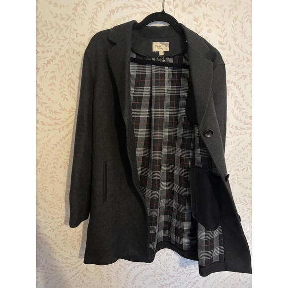 Elizabeth and James Wool Dark Gray Pea Coat Size XS - Picture 7 of 8